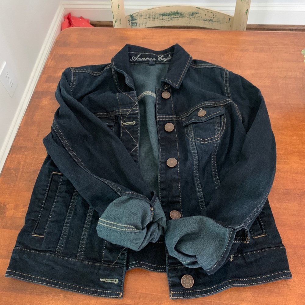 Dark wash jean jacket